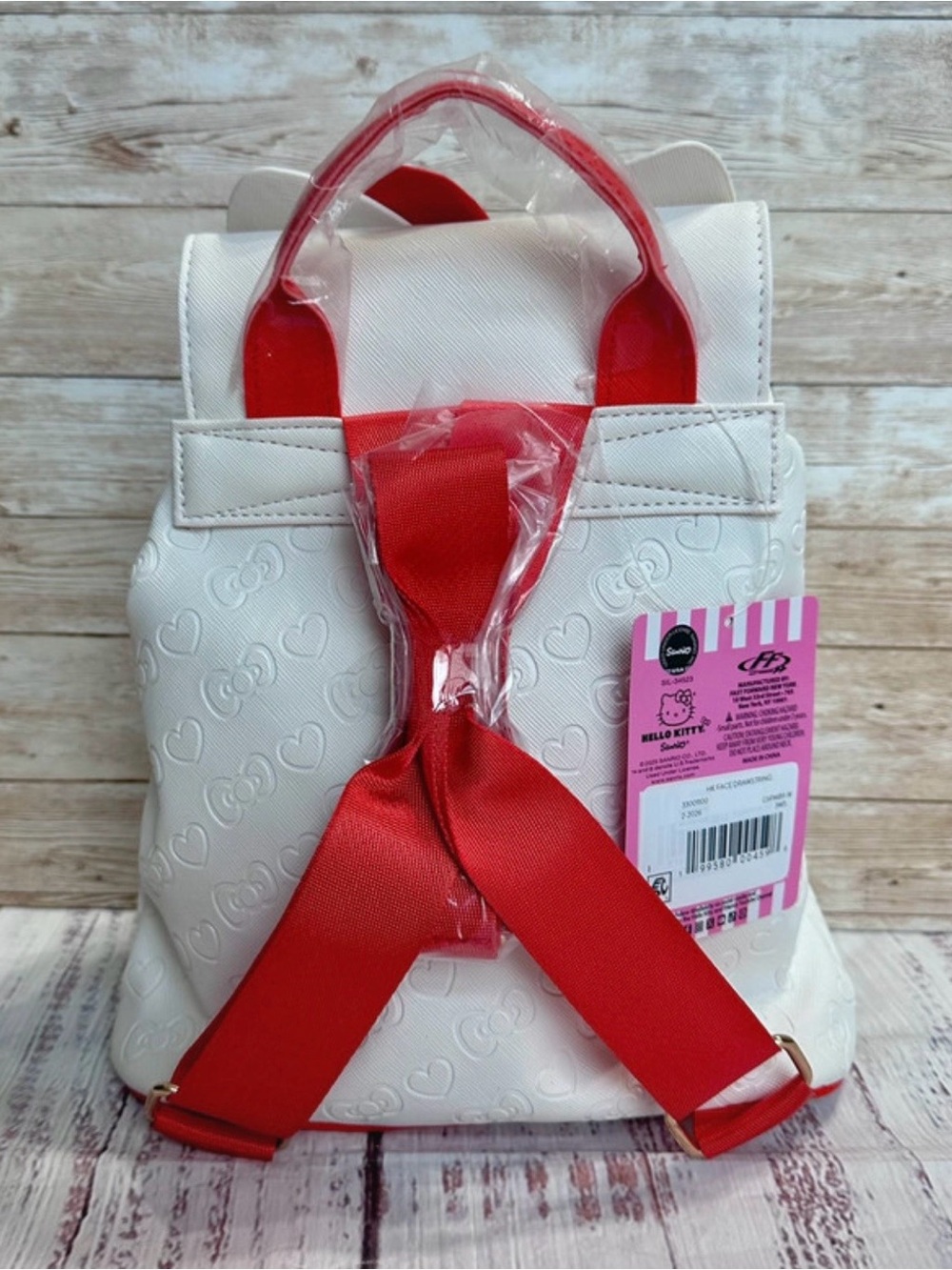 Hello Kitty Drawstring Backpack Purse - Picture 4 of 15